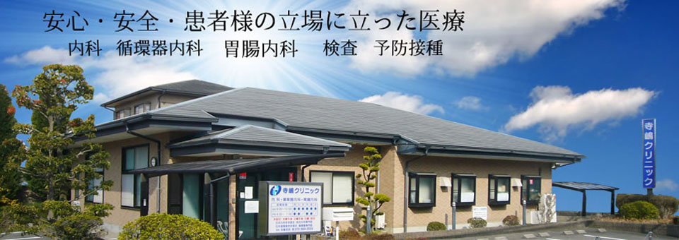 枚方市にある内科・循環器内科の寺嶋クリニックのトップページバナー